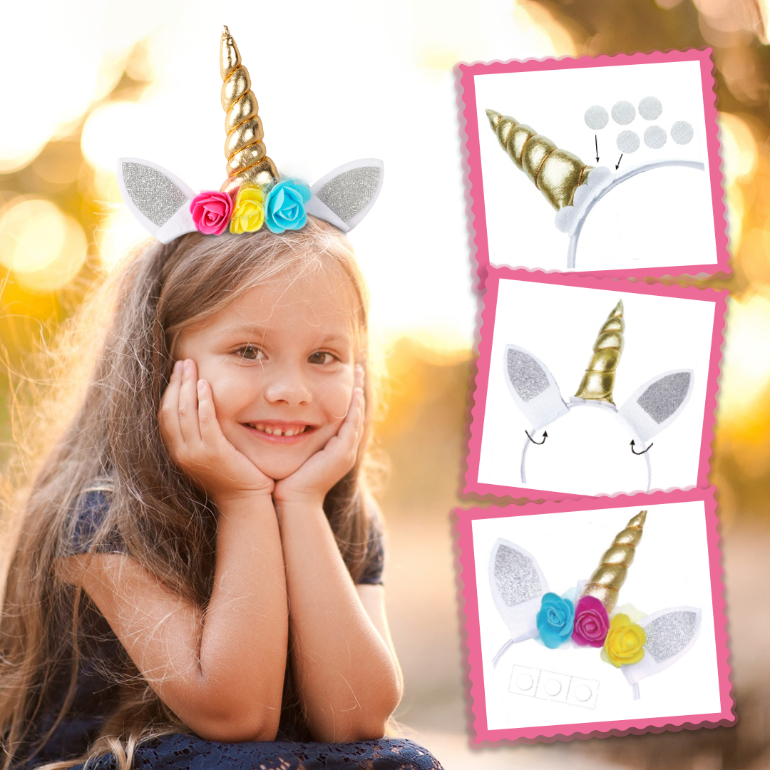 Unicorn Painting Kit for Kids w/ 2 Unicorn Headbands