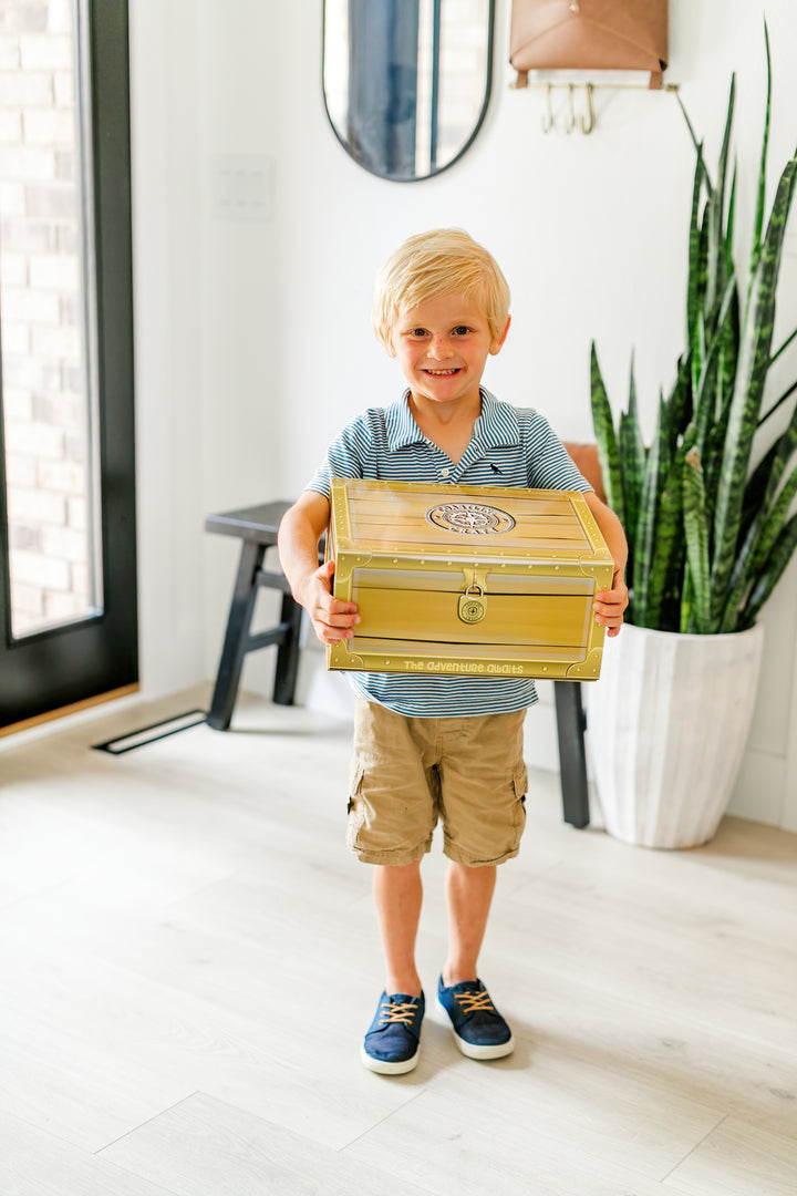 STEM-Accredited Dinosaur Giftset - A Surprise Gift for Boys Complete w/T-Rex Dinosaur Plush, Dinosaur Pullback Cars, Dinosaur Painting Kit, Squishies, Pop It & More