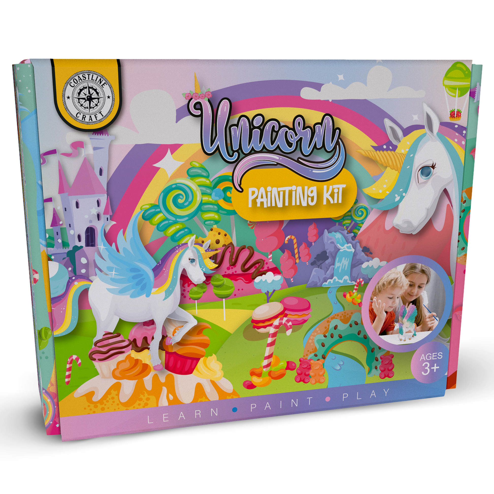 Kids Art Kit With Unicorn, Personalized Art Kit for Kids, Art